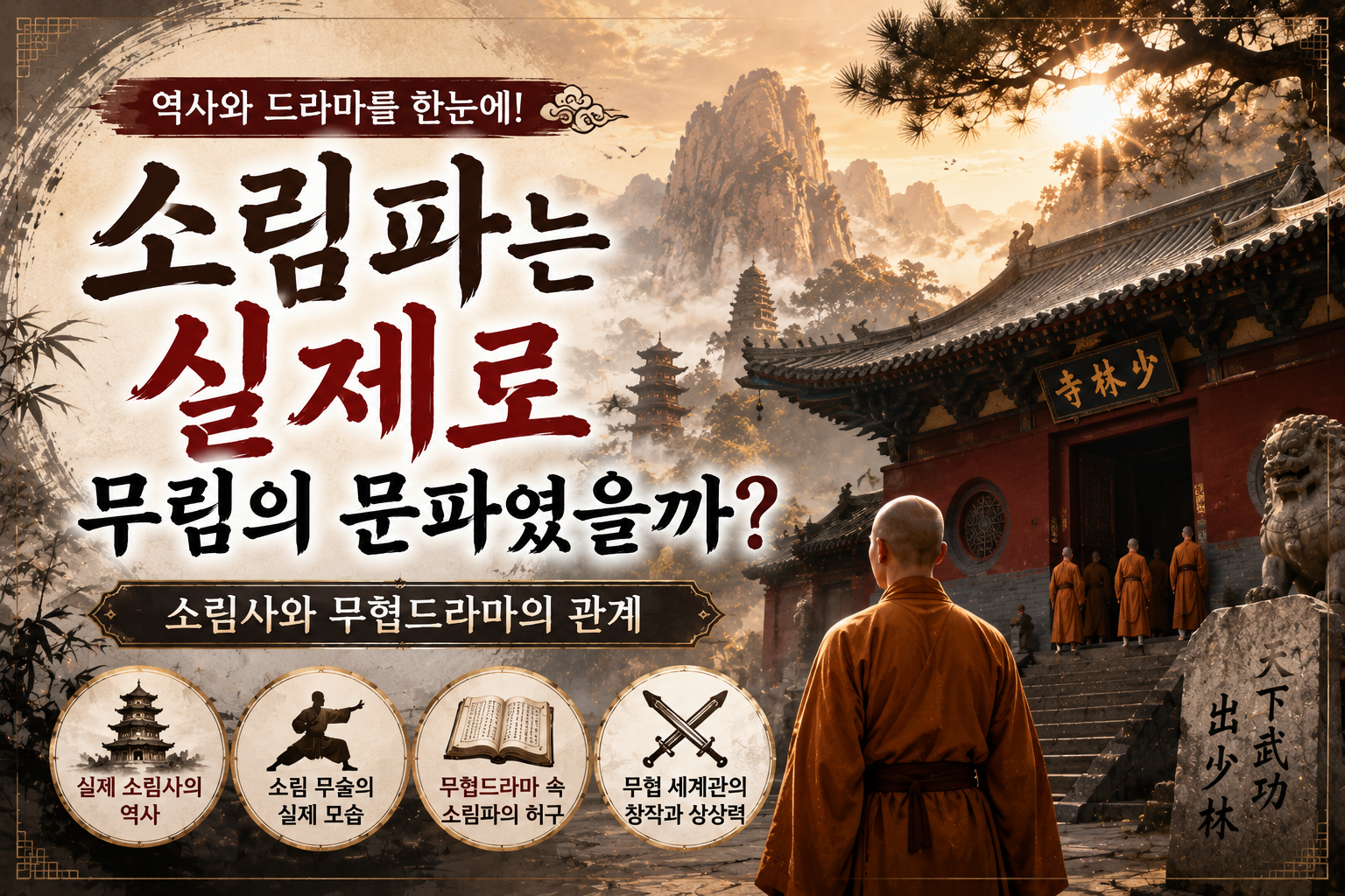 소림파는 실제로 무림의 문파였을까?