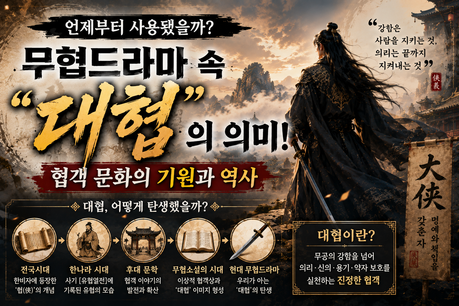 ‘대협’이라는 호칭은 언제부터 사용됐을까?